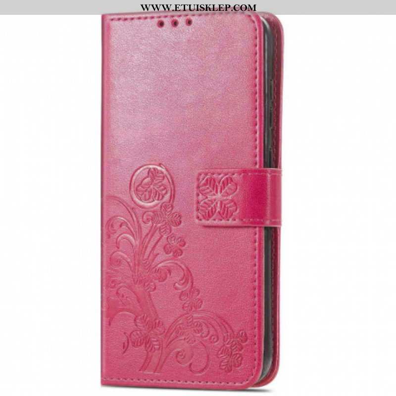 Etui Folio do Oppo A94 5G Czterolistna Koniczyna